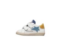 Falcotto Sneakers in Pelle e Suede, Bianco-Azzurro- 25