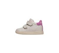 Falcotto Sneakers in Pelle e Suede con Strappo, Bianco-Rosa 18