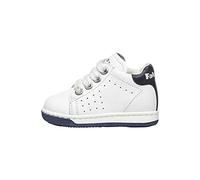 Falcotto Sneakers Stringate in Pelle Bicolore, Bianco 21