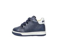 Falcotto Sneakers Stringate in Pelle Bicolore, Blu 21