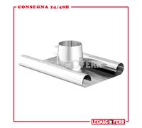 Faldale Per Tetti Piani D.80 mm Inox Per Passaggio Tetti in Legno Apros