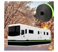 Faldón para caravana sin necesidad de taladrar, ideal para el invierno. Fabricado en fibra de alta densidad de 0,8 m de altura, para la parte inferior de vehículos recreativos. 38 m/124 pies.