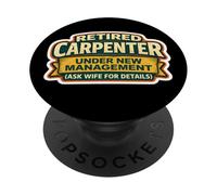 Falegname in pensione sotto una nuova gestione chiedere alla moglie la pensione PopSockets PopGrip Adesivo