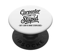 Falegname Non Posso Sistemare La Stupidità Ma Posso PopSockets PopGrip Adesivo