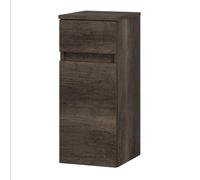 Falegnameria adriatica - Kora Base laterale 1 anta reversibile, 1 cassetto rovere scuro