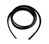 FALELELV Protezione Portiera Auto Striscia di Tenuta a Forma di H da 2 m per Parabrezza Anteriore Auto, tettuccio apribile, Guarnizione in Gomma Nera da 18 mm