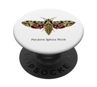 Falena Sfinge Pandora Per Lepidotteristi PopSockets PopGrip Adesivo