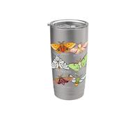 Falena Specie Insetti Amante Uomini Tarme Bicchiere termico in acciaio inox doppia parete