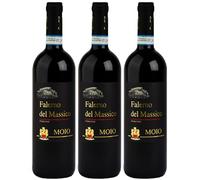 Falerno del Massico Moio - Vino Rosso DOC 750ml - Storica Cantina Moio - Intenso, Strutturato e Avvolgente - Eccellenza Campana Made in Italy - 14,5% Vol (3BT)