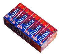 Falim Gomma da masticare con aroma di fragola senza zucchero (20 x 5 pezzi/140g)
