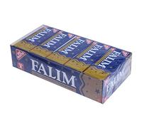 Falim Sugarless Plain Chewing Gum with Mastic Flavor, 100 pezzi (5 x 20 pezzi), gomma da masticare senza zucchero naturale con gusto mastice, pulsante rinfrescante, a lunga durata, 100 pezzi - Trinovi