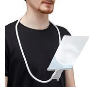 FALINGO Fresnel lente d'ingrandimento 3-in-1 lente a tracolla lente a mano libera lente da collo lente da tavolo anti luce blu lente sottile e leggera ingrandimento ottico al 200%