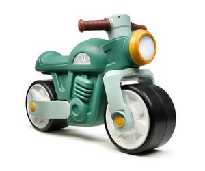 FALK - Draisienne Moto Prem1er - Verde - Ruote extra larghe e silenziose - Manubrio direzionale - Look Vintage - Contiene almeno il 75% di plastica riciclata - Made in France - Da 12 mesi - 451S