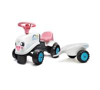 Falk - Portatore Rainbow Farm con rimorchio - da 12 Mesi - Made in France - 2 Stili di Personalizzazione - Targa Personalizzabile - 206B