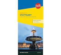 Falk Stadtplan Extra Stuttgart 1:20.000: mit den Ortsteilen von Ditzingen, Esslingen a.N., Fellbach, Gerlingen, Korntal-Münchingen, Leinfelden-Echterdingen, Leonberg, Ostfildern