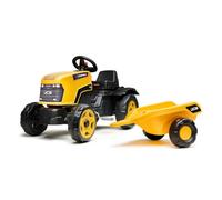 Falk Trattore a pedali JCB Bambino con rimorchio, da 2 anni
