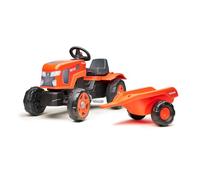 Falk Trattore a pedali Kubota Bambino con rimorchio, da 2 anni