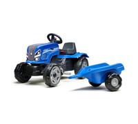 Falk Trattore a pedali New Holland Bambino con rimorchio, da 2 anni