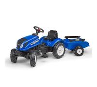 Trattore New Holland T6 con rimorchio