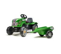 Falk Trattore a pedali Terra Maxx Bambino con rimorchio, da 2 anni