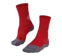 FALKE 4 GRIP Stabilizing U So filo funzionale per massima velocità 1 paio, Calzini Unisex - Adulto, Rosso Scarlet 8079, 39-41
