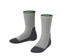 FALKE Active Everyday K So viscosa sottili traspiranti tinta unita 1 paio, Calzini Unisex - Bambini, Grigio Light Grey 3400, 23-26