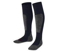 FALKE Active Ski K Kh lana filo funzionale caldi spessi 1 paio, Calzini da sci Unisex - Bambini, Blu Space Blue 6116, 27-30