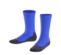 FALKE Active Warm K So Lana Filo Funzionale Spessi Caldi Traspiranti Tinta Unita Calzini, Opaco, Blu (Cobalt Blue 6054), 23-26 Unisex-Bambini e Ragazzi