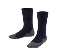 FALKE Active Warm K So lana filo funzionale spessi caldi traspiranti tinta unita 1 paio, Calzini Unisex - Bambini, Blu Marine 6120, 31-34