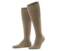 Falke Airport M Kh lana cotone al ginocchio tinta unita 1 paio, Calzini lunghi Uomo, Marrone Camel 5038, 39-40