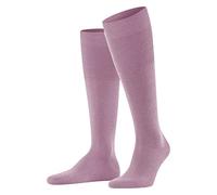 Falke Airport M Kh lana cotone al ginocchio tinta unita 1 paio, Calzini lunghi Uomo, Rosa Light 8276, 45-46