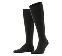 FALKE Airport M Kh lana cotone al ginocchio tinta unita 1 paio, Calzini lunghi Uomo, Verde Forest 7474, 45-46