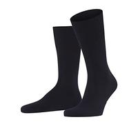 Falke Airport M So lana cotone tinta unita 1 paio, Calzini Uomo, Blu Dark Navy 6370, 45-46