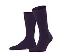 Falke Airport M So lana cotone tinta unita 1 paio, Calzini Uomo, Blu Wine Berry 8860, 43-44