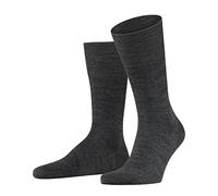 Falke Airport M So lana cotone tinta unita 1 paio, Calzini Uomo, Grigio Dark Grey 3070, 41-42