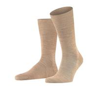 Falke Airport M So lana cotone tinta unita 1 paio, Calzini Uomo, Marrone Nutmeg Melange 5410, 45-46