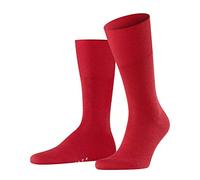 Falke Airport M So lana cotone tinta unita 1 paio, Calzini Uomo, Rosso Scarlet 8120, 43-44