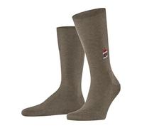 FALKE Airport M So lana cotone tinta unita 1 paio, Calzini Uomo, Marrone Nutmeg Melange 5410 Santa Chimney, 45-46