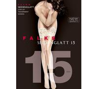 FALKE autoreggente nero con pizzo decorativo mod 41590 SEIDENGLATT 15 Den