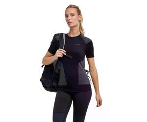 FALKE Backpack-Ready Donna T-Shirt Wool-Tech Light | con zone imbottite sulle spalle e in vita per un maggiore comfort
