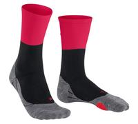 FALKE BC Gravel U So cotone filo funzionale antivesciche 1 paio, Calzini da ciclista Unisex - Adulto, Nero Black 3008, 46-48