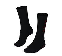 FALKE BC Impulse Peloton U So filo funzionale antivesciche 1 paio, Calzini da ciclista Unisex - Adulto, Nero Black 3038, 44-45