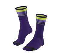 FALKE BC Impulse Reflect U So filo funzionale antivesciche 1 paio, Calzini da ciclista Unisex - Adulto, Viola Amethyst 8683, 44-45