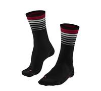 FALKE BC Impulse Reflect U So filo funzionale antivesciche 1 paio, Calzini da ciclista Unisex - Adulto, Nero Black 3008, 42-43