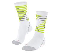 FALKE BC Impulse Stripe U So filo funzionale antivesciche 1 paio, Calzini da ciclista Unisex - Adulto, Bianco White 2007, 39-41