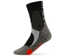 FALKE BC3 Comfort U Sso cotone filo funzionale antivesciche 1 paio, Calzini da ciclista Unisex - Adulto, Nero Black-Mix 3010, 37-38