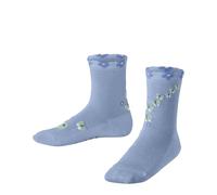FALKE Beautiful Butterflies K Sso cotone bassi fantasia 1 paio, Calzini corti Unisex - Bambini, Blu Crystal Blue 6290, 19-22