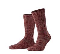 FALKE Brooklyn M So cotone tinta unita 1 paio, Calzini Uomo, Arancione Orangette 8155, 43-46