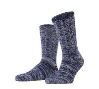 FALKE Brooklyn M So cotone tinta unita 1 paio, Calzini Uomo, Blu Dusty Blue 6263, 43-46