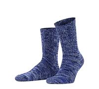 FALKE Brooklyn M So cotone tinta unita 1 paio, Calzini Uomo, Blu Marine 6120, 43-46